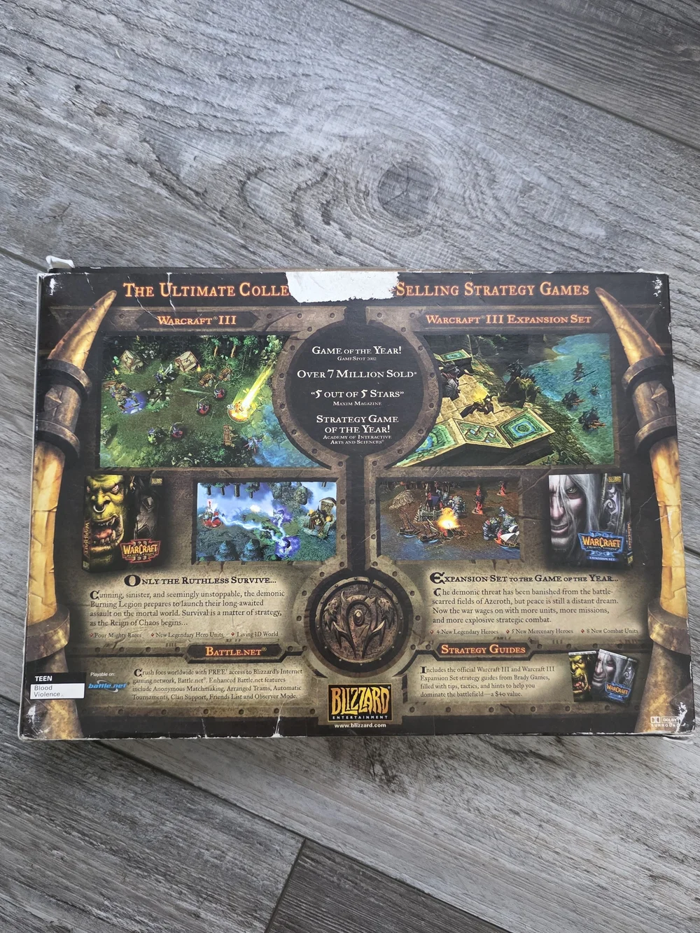 Blizzard Entertainment Warcraft Battle Cest III Complete Play Guides Set *READ